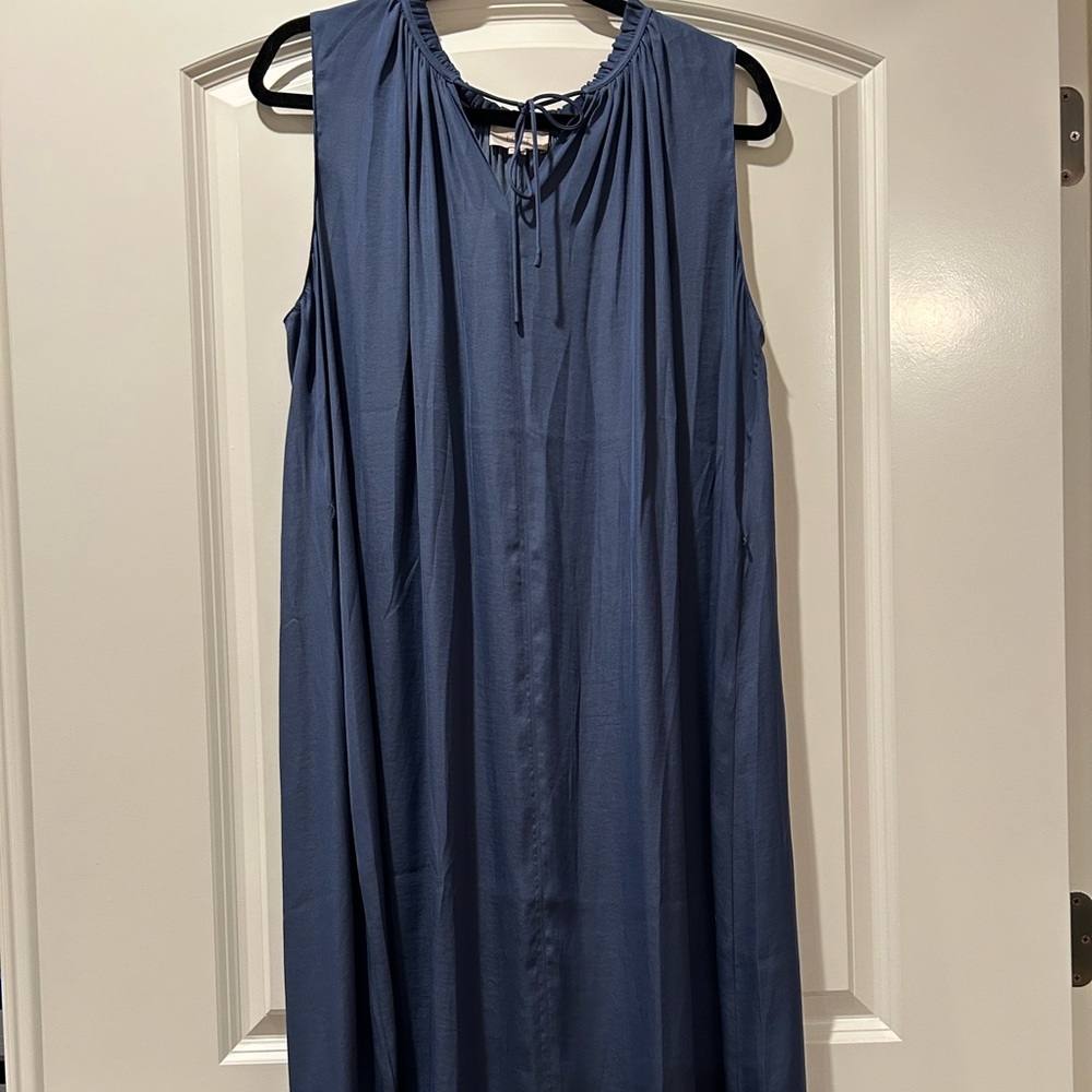 Loft Outlet Blue Swing Dress